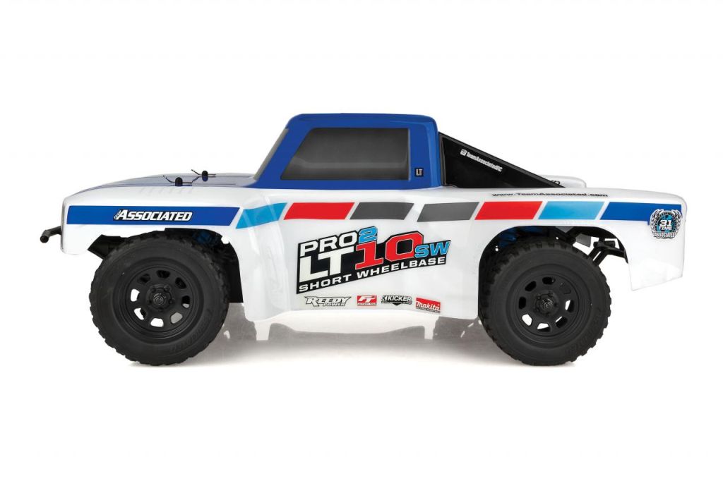 ASSOCIATED Pro2 LT10SW 1/10th Electric Short Course Truck RTR LiPo Combo, Blue/White