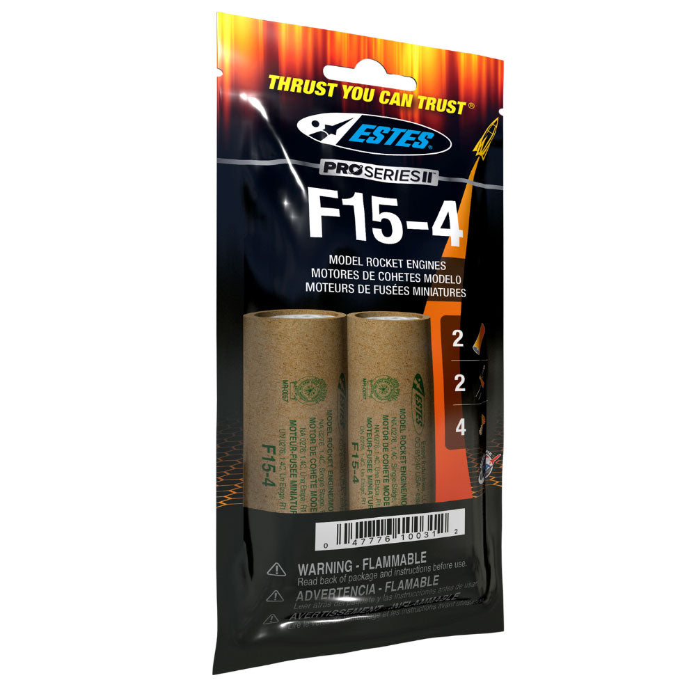 ESTES F15-4 29mm Model Rocket Engines (2pk)