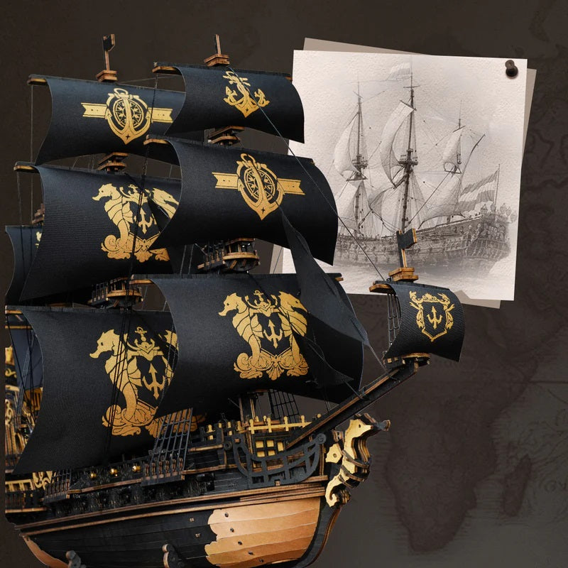 The Seahorse Barque Sailing Ship