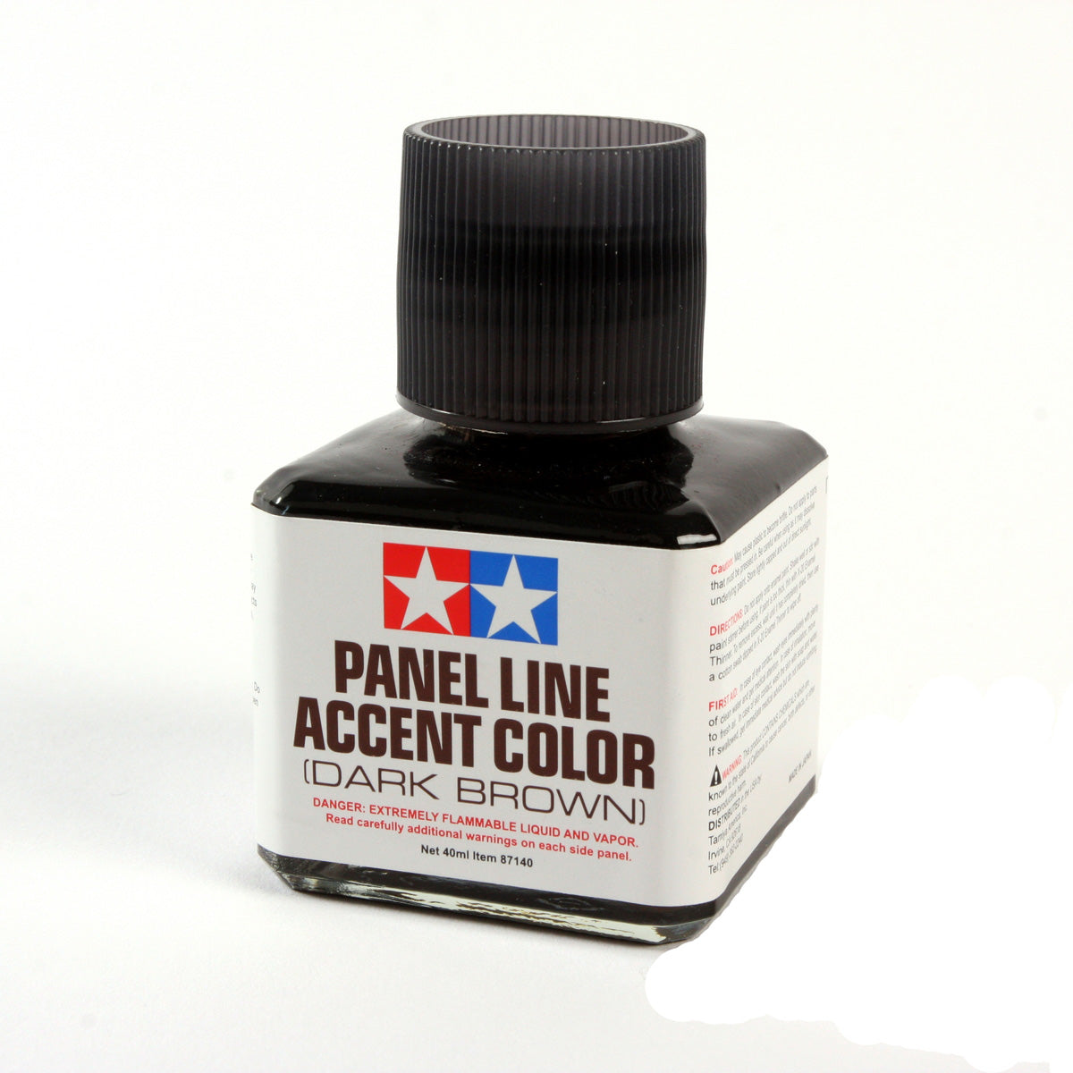 Tamiya Panel Line Accent Color Dark Brown Paint, 40ml Bottle