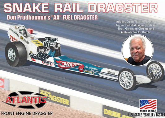 Atlantis 1/24 Don the Snake Prudhomme Front Engine Dragster