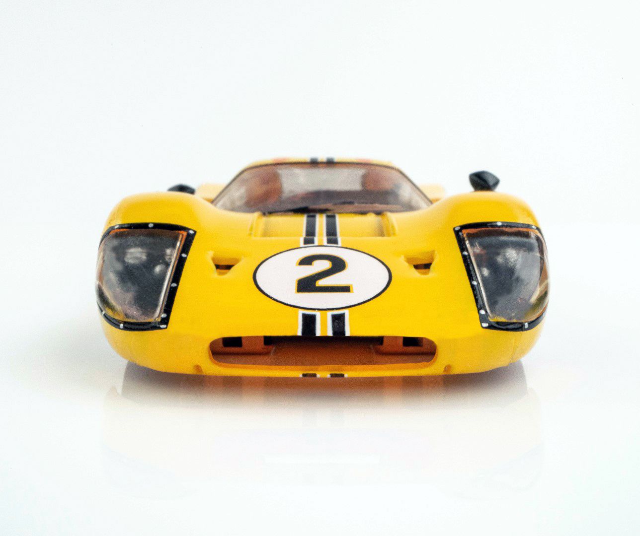 AFX 1967 Ford GT40 Mark IV #2 Lemans, Yellow