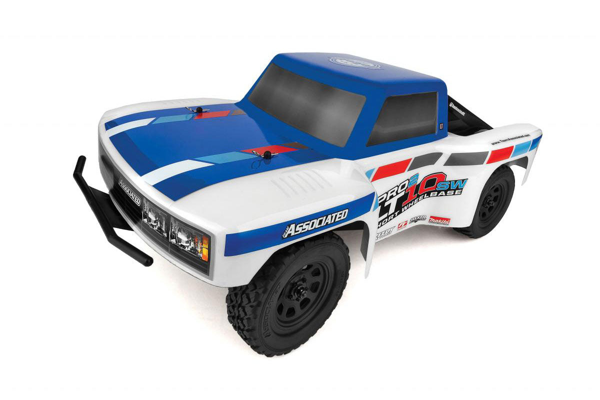 ASSOCIATED Pro2 LT10SW 1/10th Electric Short Course Truck RTR LiPo Combo, Blue/White