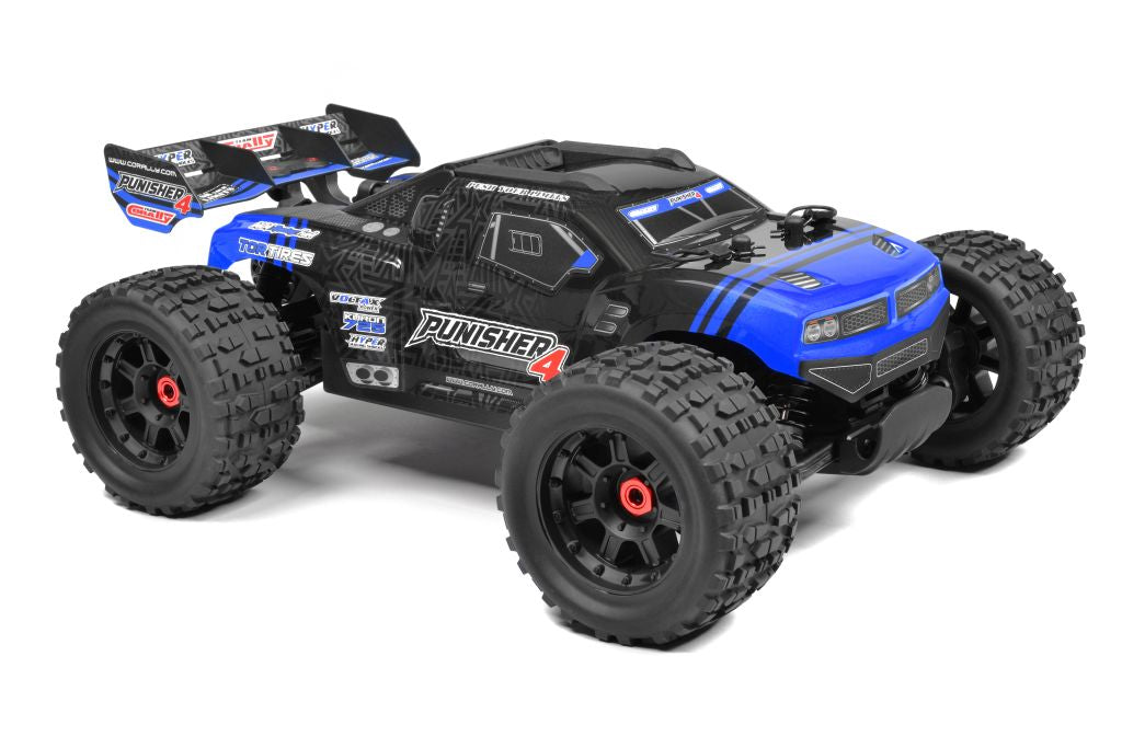 Corally Punisher 4S Monster Truck RTR Version, Blue