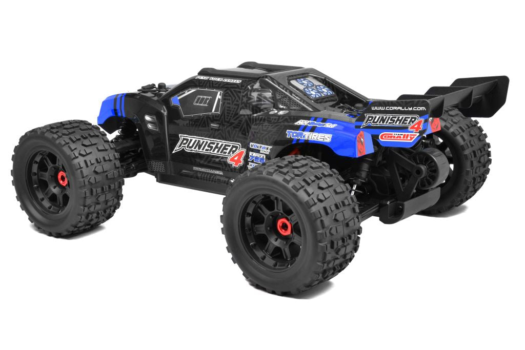 Corally Punisher 4S Monster Truck RTR Version, Blue