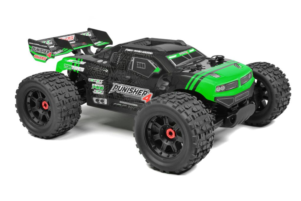 Corally Punisher 4S Monster Truck RTR Version, Green