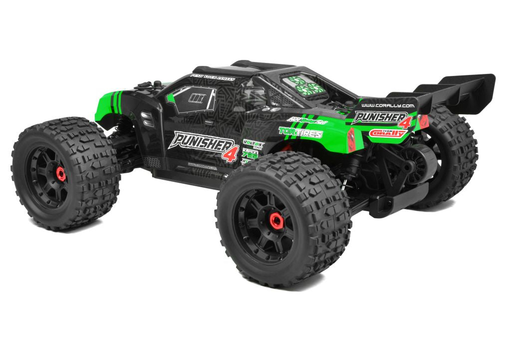 Corally Punisher 4S Monster Truck RTR Version, Green
