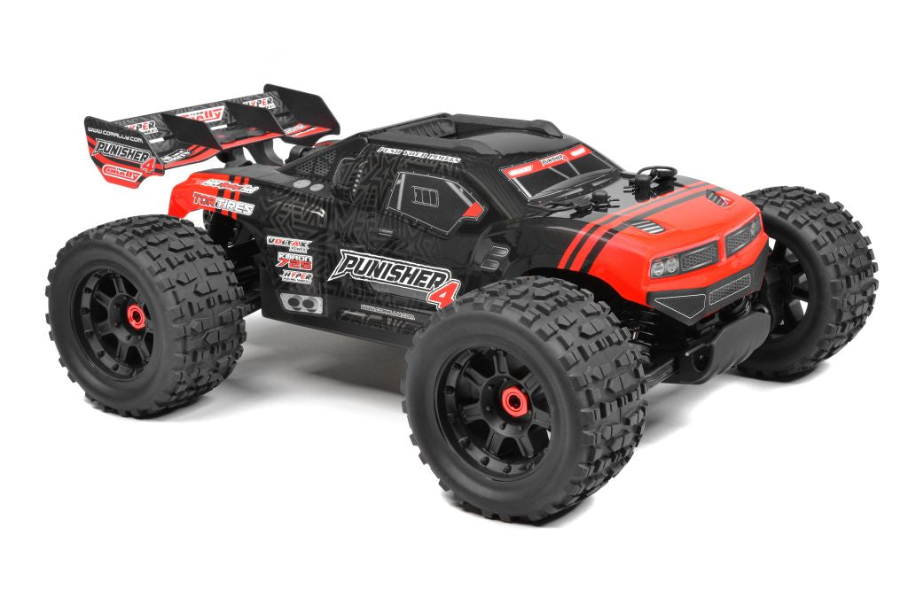 Corally Punisher 4S Monster Truck RTR Version, Red