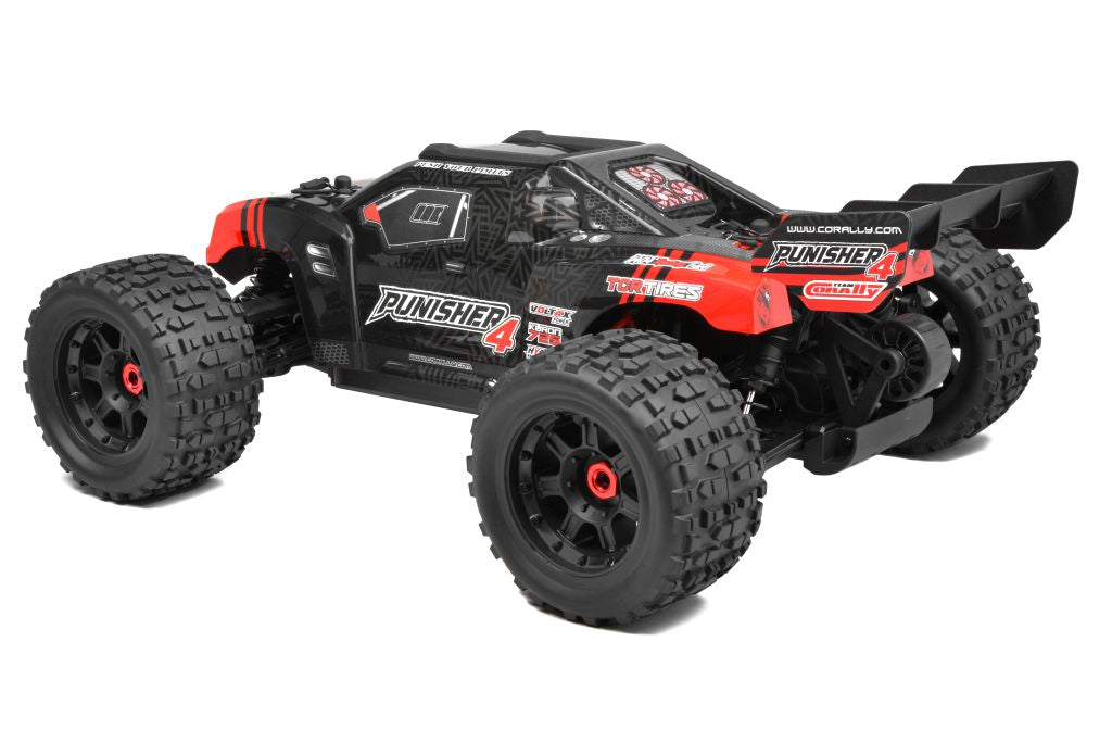 Corally Punisher 4S Monster Truck RTR Version, Red