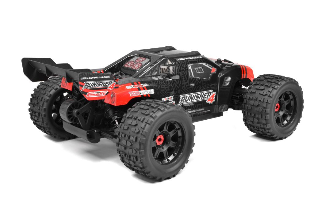 Corally Punisher 4S Monster Truck RTR Version, Red