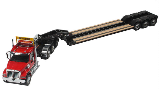 Western Star 49X SFFA Tridem Axle Heavy Haul Tractor with Gooseneck Lowboy Trailer, RTR