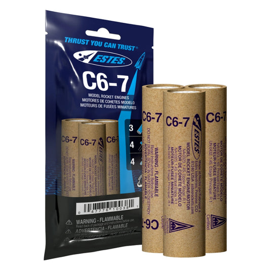 ESTES C6-7 Model Rocket Engines (3pk)