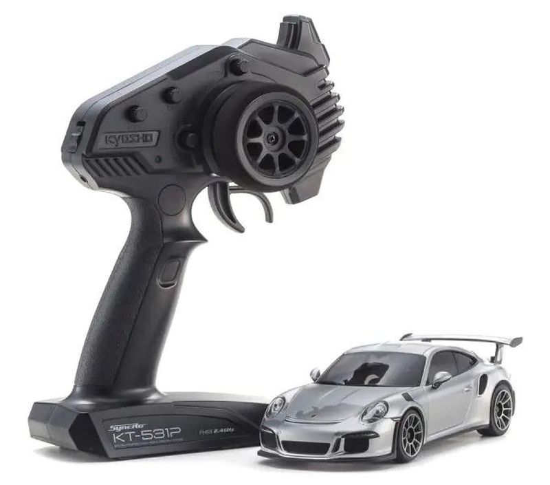 Mini-Z RWD Porsche 911 GTR RS GT MR-04 Readyset, Silbermetallic