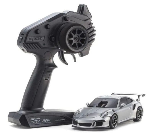 Mini-Z RWD Porsche 911 GTR RS GT MR-04 Readyset, Silbermetallic