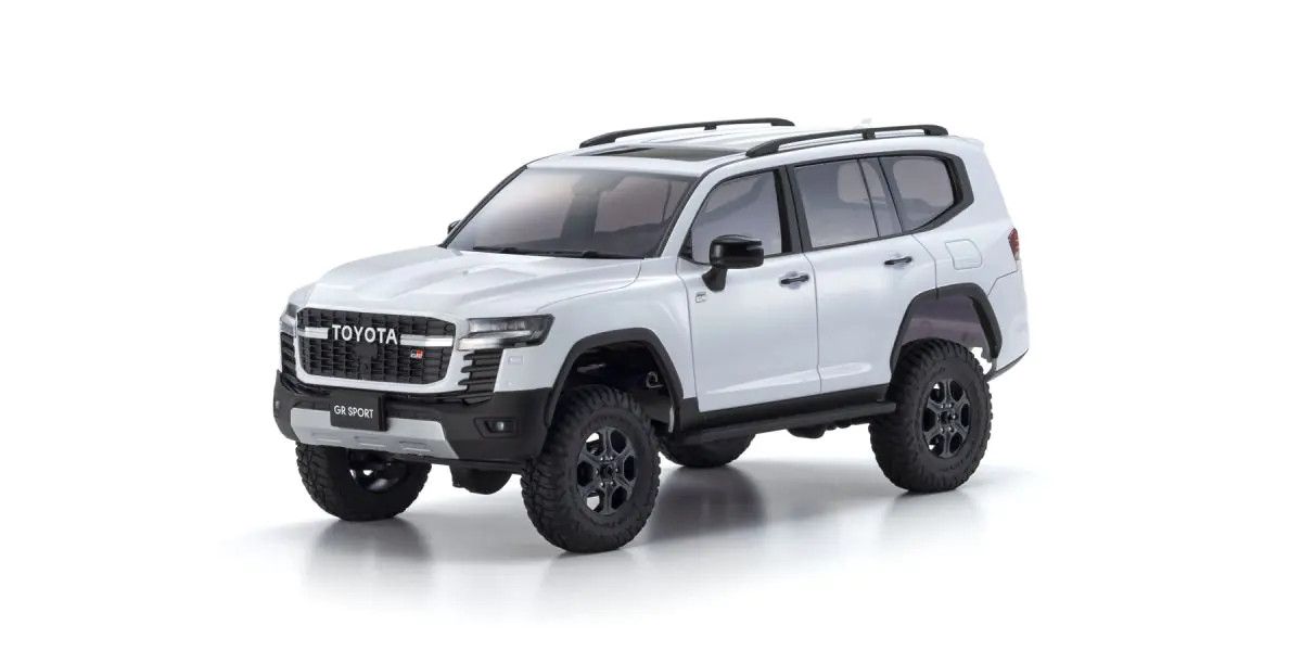 Kyosho Mini-Z 4x4 Toyota Land Cruiser 300 GR Sport MX-01 Readyset, Precious White Pearl