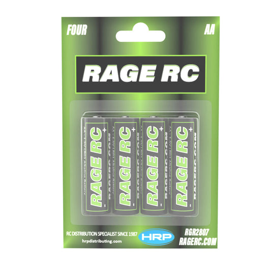 RAGE RC AA Alkaline Batteries (4 Pack)