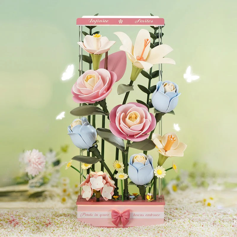 Blooming Bouquet Box DIY 3D Puzzle