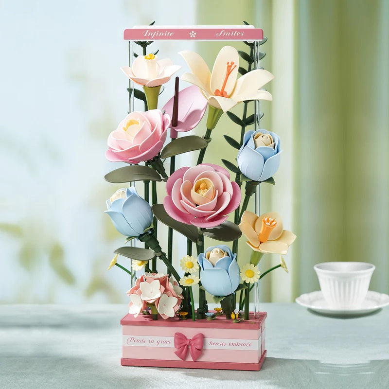 Blooming Bouquet Box DIY 3D Puzzle