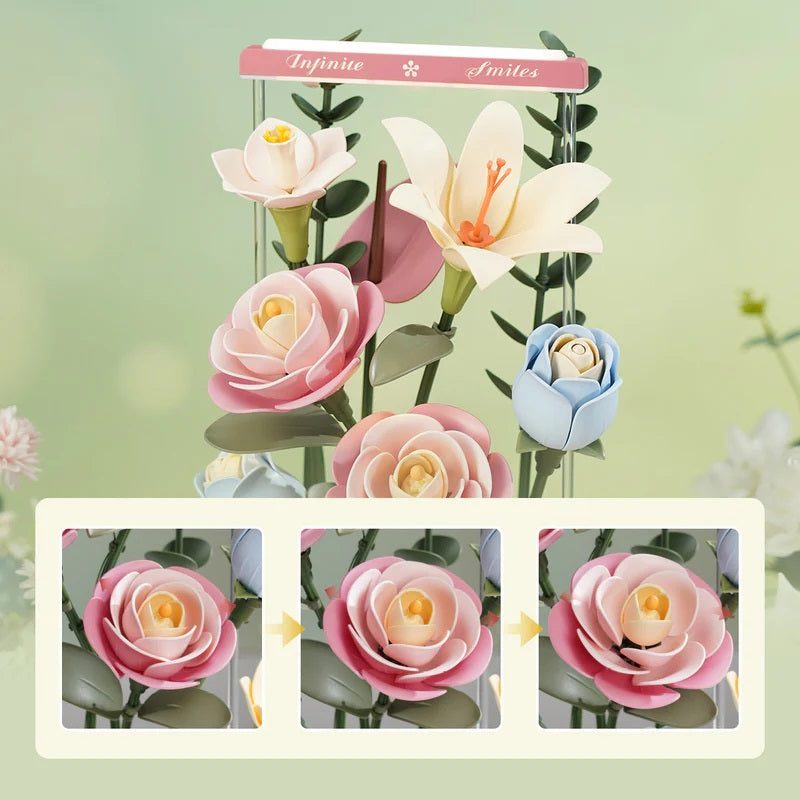Blooming Bouquet Box DIY 3D Puzzle