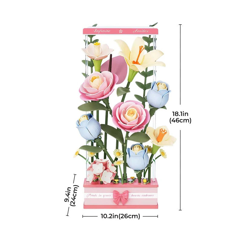 Blooming Bouquet Box DIY 3D Puzzle