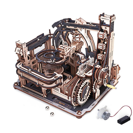 Spaceport Marble Run 3D Wooden Puzzle